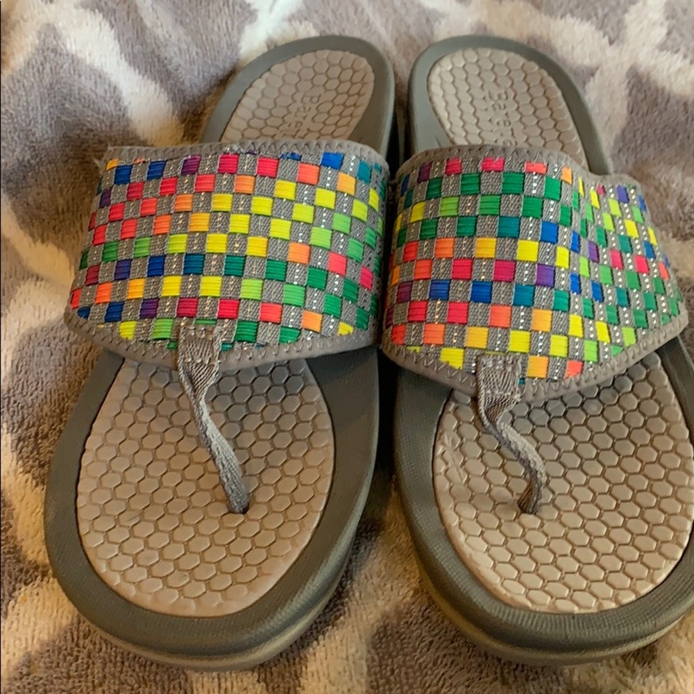 Multicolored sandals